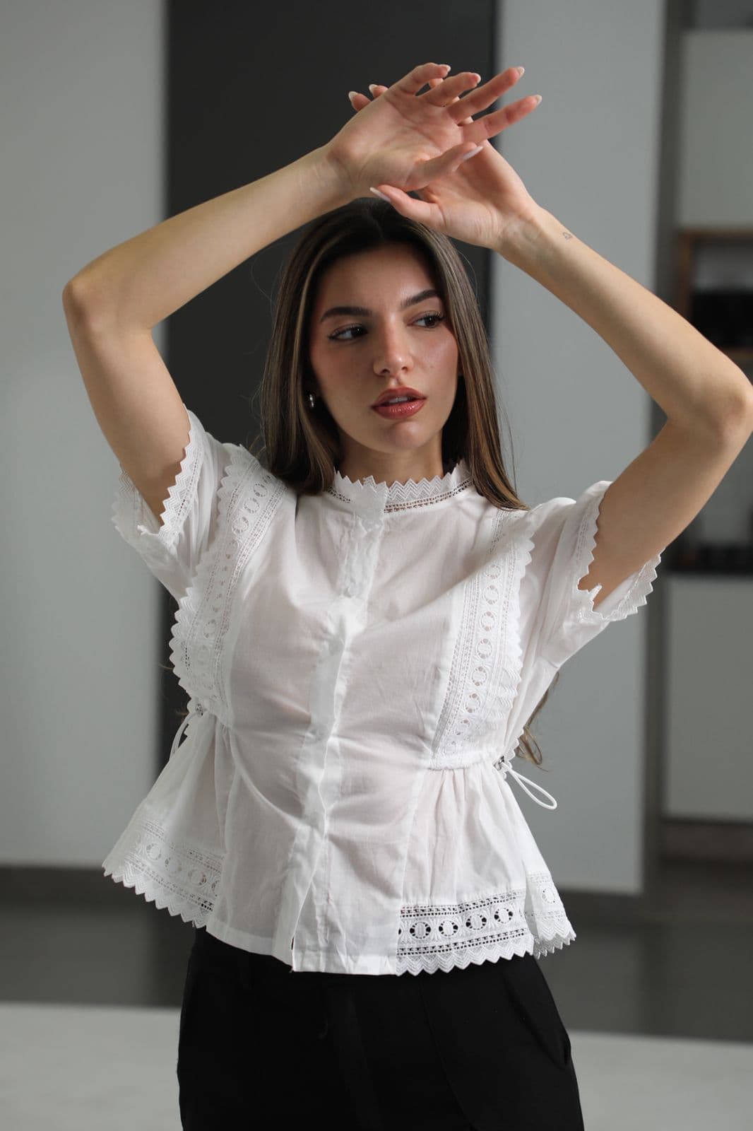 Camisa Coquette #9007