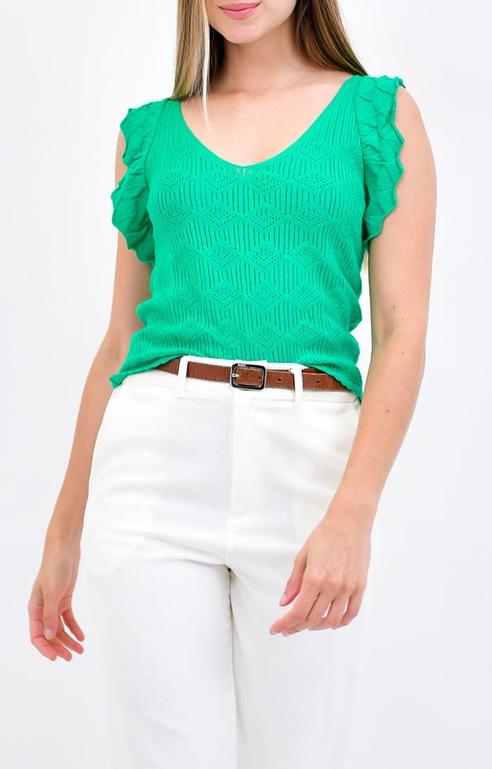 Musculosa Rombo Calado